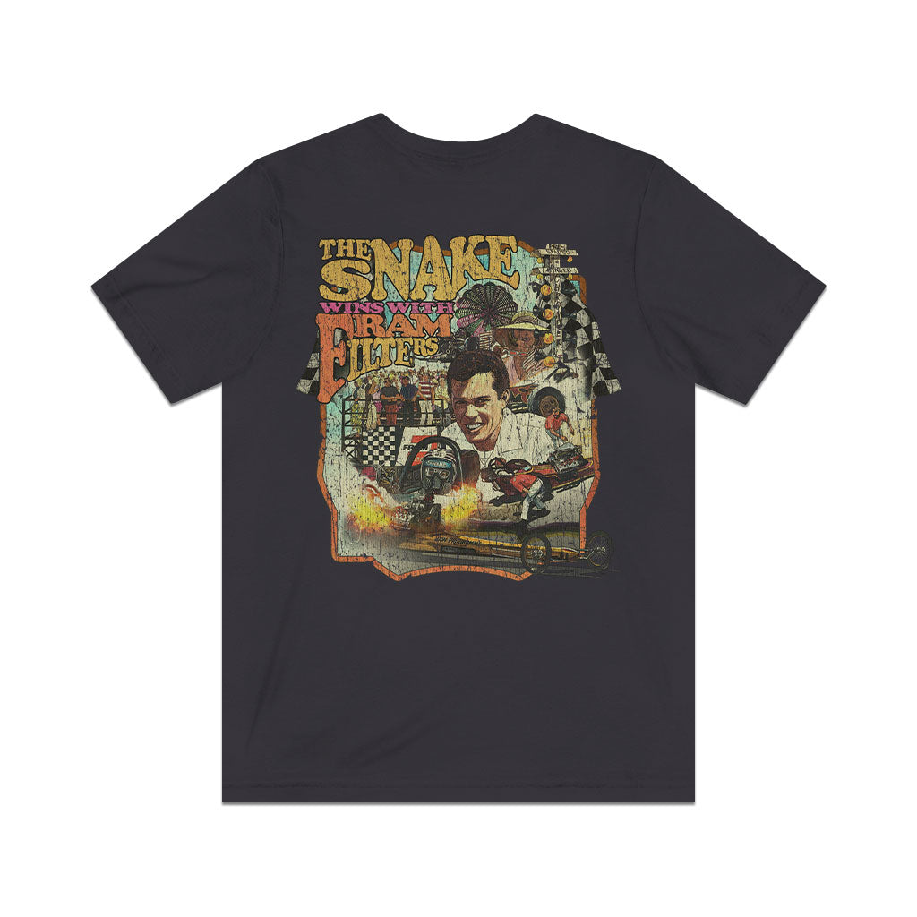 The Snake Wins With Fram 1971 F/B Vintage Men’s T-Shirt