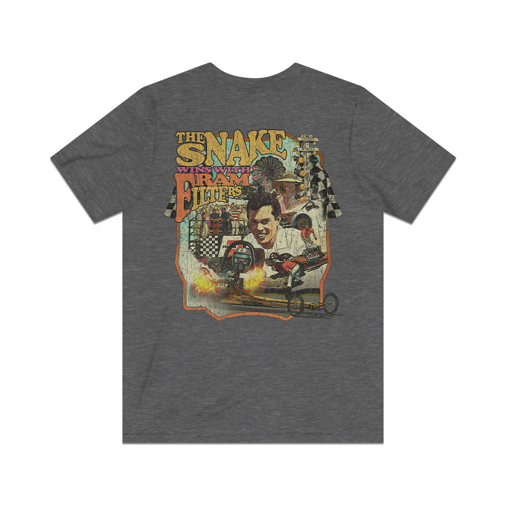 The Snake Wins With Fram 1971 F/B Vintage Men’s T-Shirt
