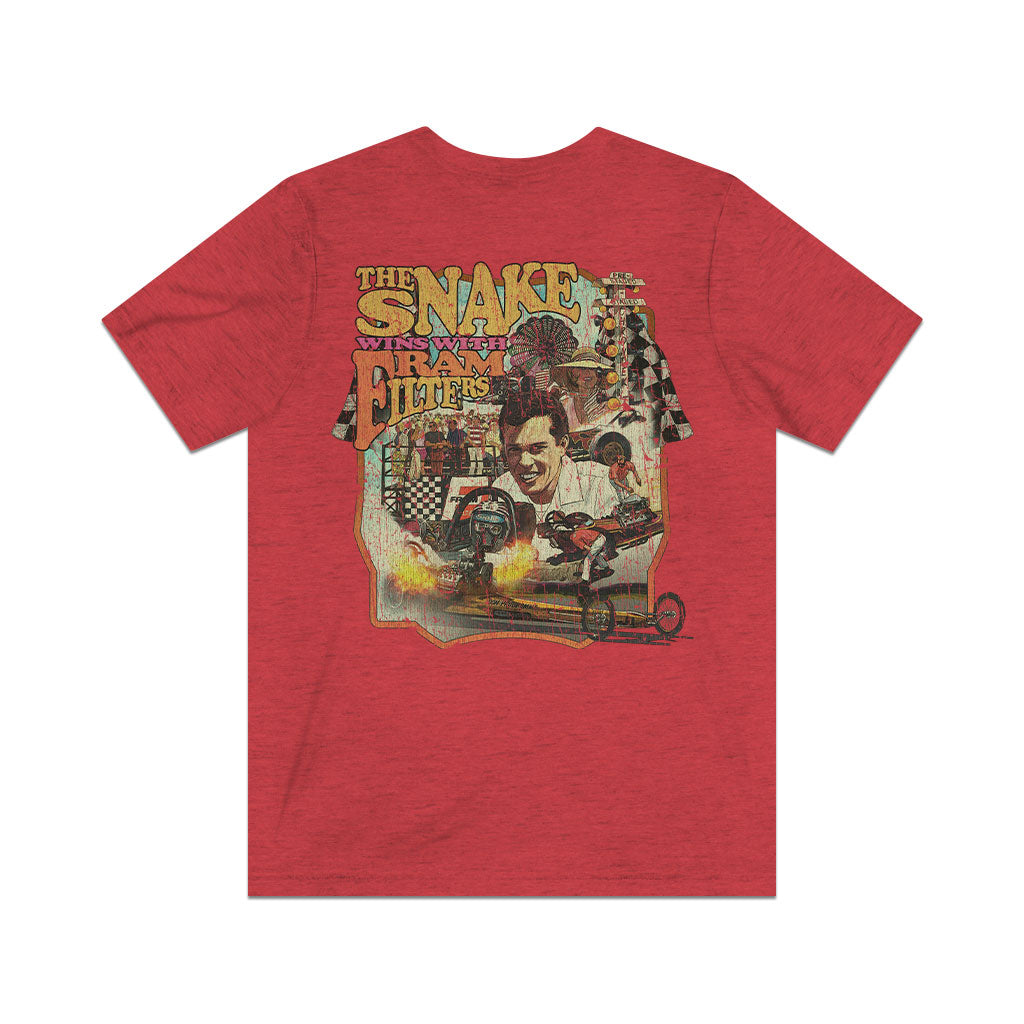 The Snake Wins With Fram 1971 F/B Vintage Men’s T-Shirt