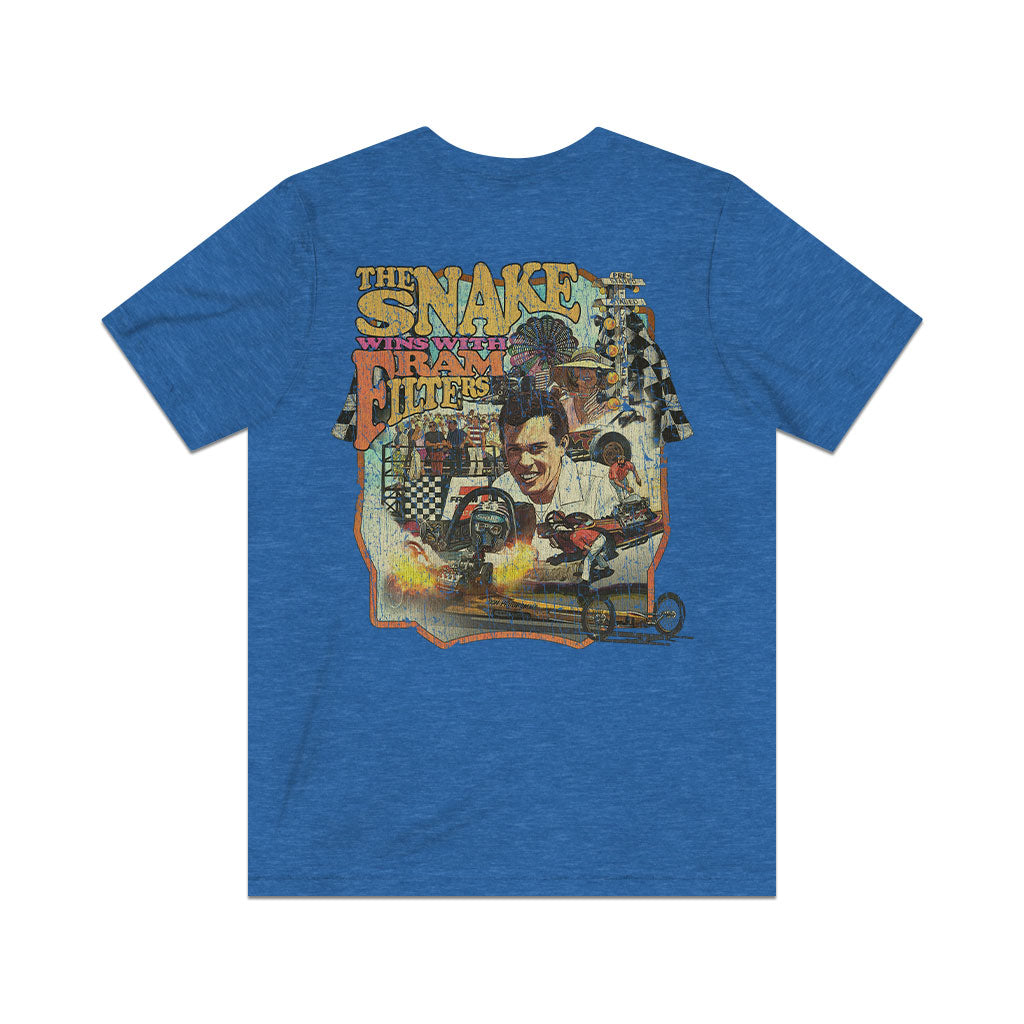 The Snake Wins With Fram 1971 F/B Vintage Men’s T-Shirt