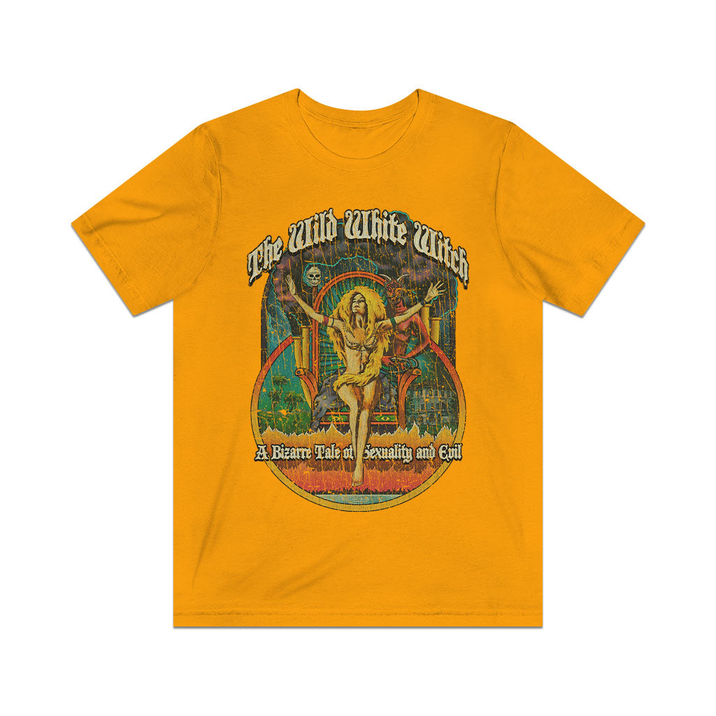 The Wild White Witch 1973 Vintage Men's T-Shirt