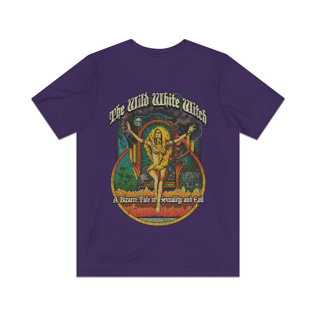 The Wild White Witch 1973 Vintage Men's T-Shirt