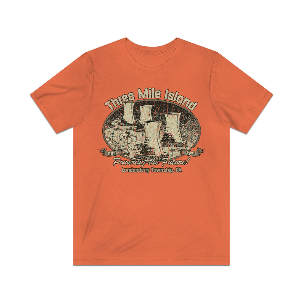 Three Mile Island Powering The Future 1974 Vintage Men's T-Shirt