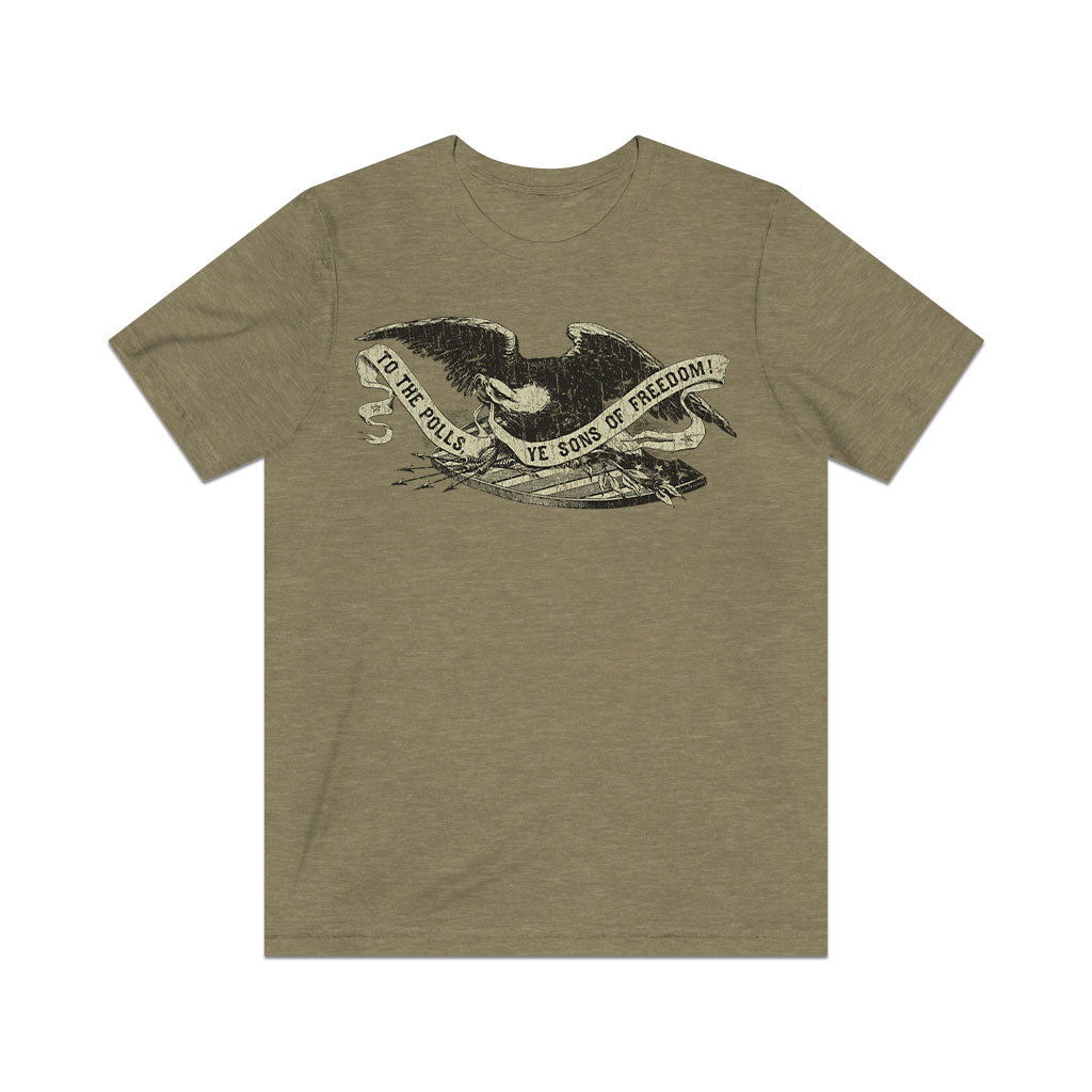To the Polls, Ye Sons of Freedom! 1860 Vintage Men’s T-Shirt