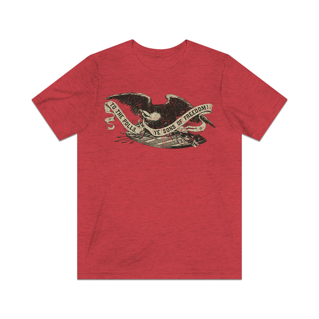 To the Polls, Ye Sons of Freedom! 1860 Vintage Men’s T-Shirt