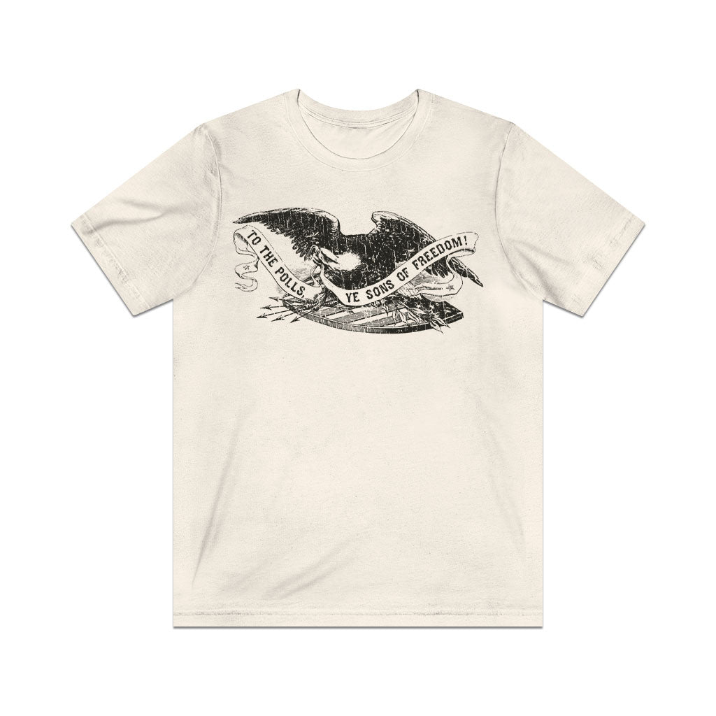 To the Polls, Ye Sons of Freedom! 1860 Vintage Men’s T-Shirt
