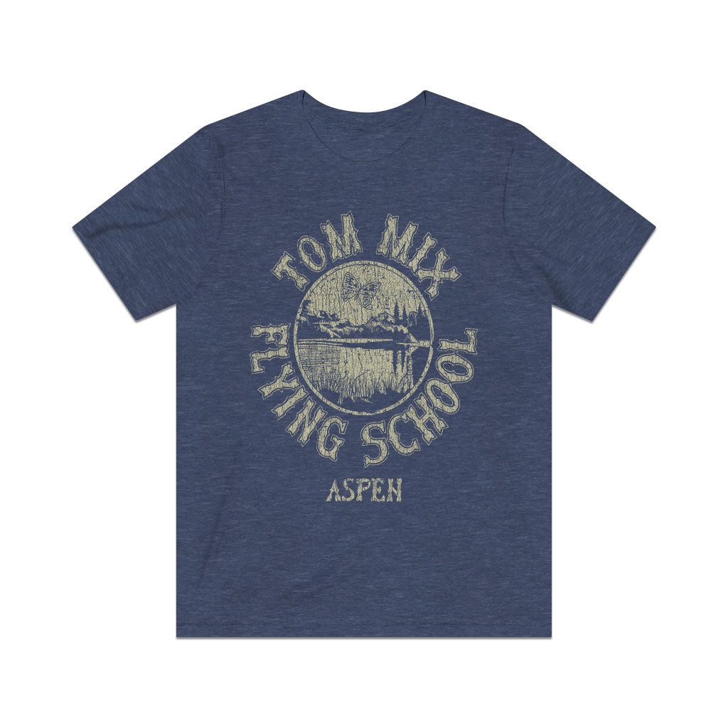 Tom Mix Flying School 1971 Vintage Men's T-Shirt