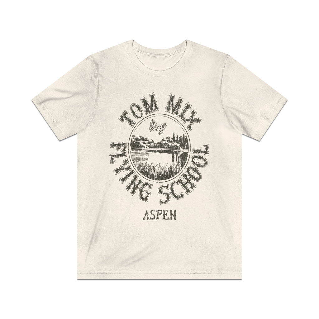 Tom Mix Flying School 1971 Vintage Men's T-Shirt