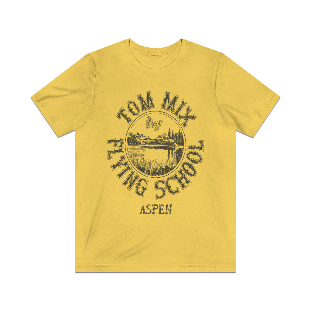 Tom Mix Flying School 1971 Vintage Men's T-Shirt