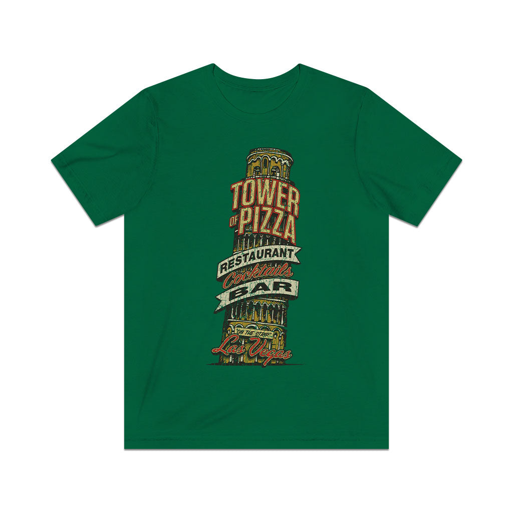Tower of Pizza Las Vegas 1964 Vintage Men's T-Shirt