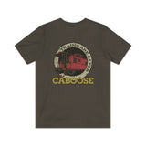 Trains Are Safer With a Caboose 1981 Vintage Men's T-Shirt