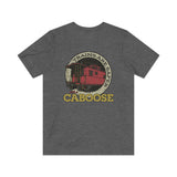 Trains Are Safer With a Caboose 1981 Vintage Men's T-Shirt