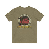 Trains Are Safer With a Caboose 1981 Vintage Men's T-Shirt