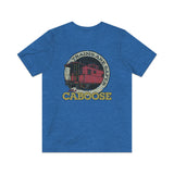 Trains Are Safer With a Caboose 1981 Vintage Men's T-Shirt