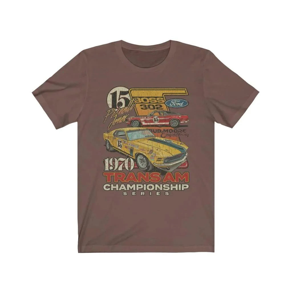 Trans Am Championship Mustang #15 1970 Vintage Men's T-Shirt
