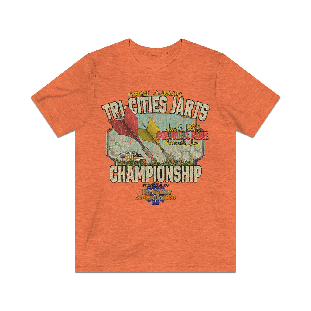 Tri-Cities Jarts Championship 1982 Vintage Men's T-Shirt