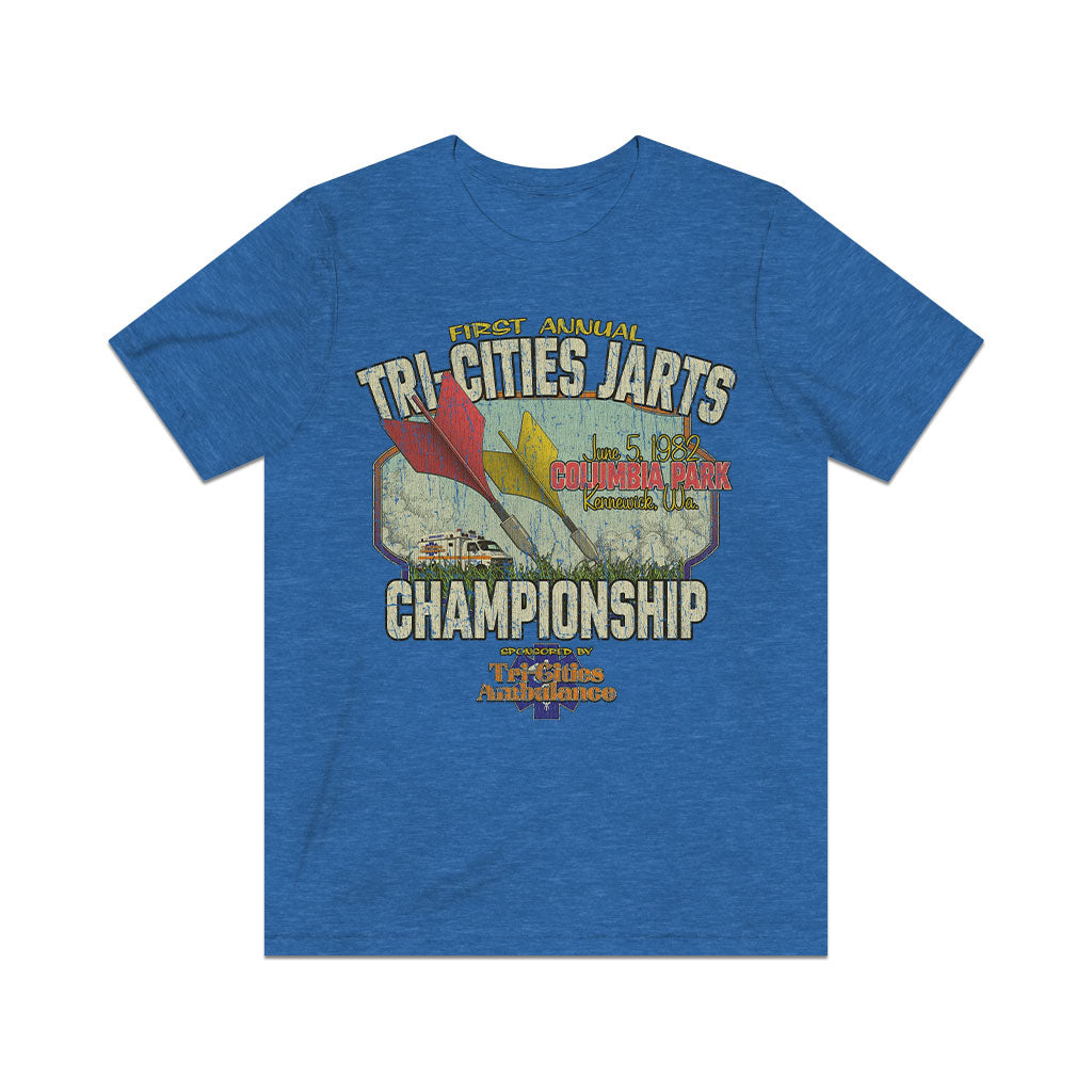 Tri-Cities Jarts Championship 1982 Vintage Men's T-Shirt