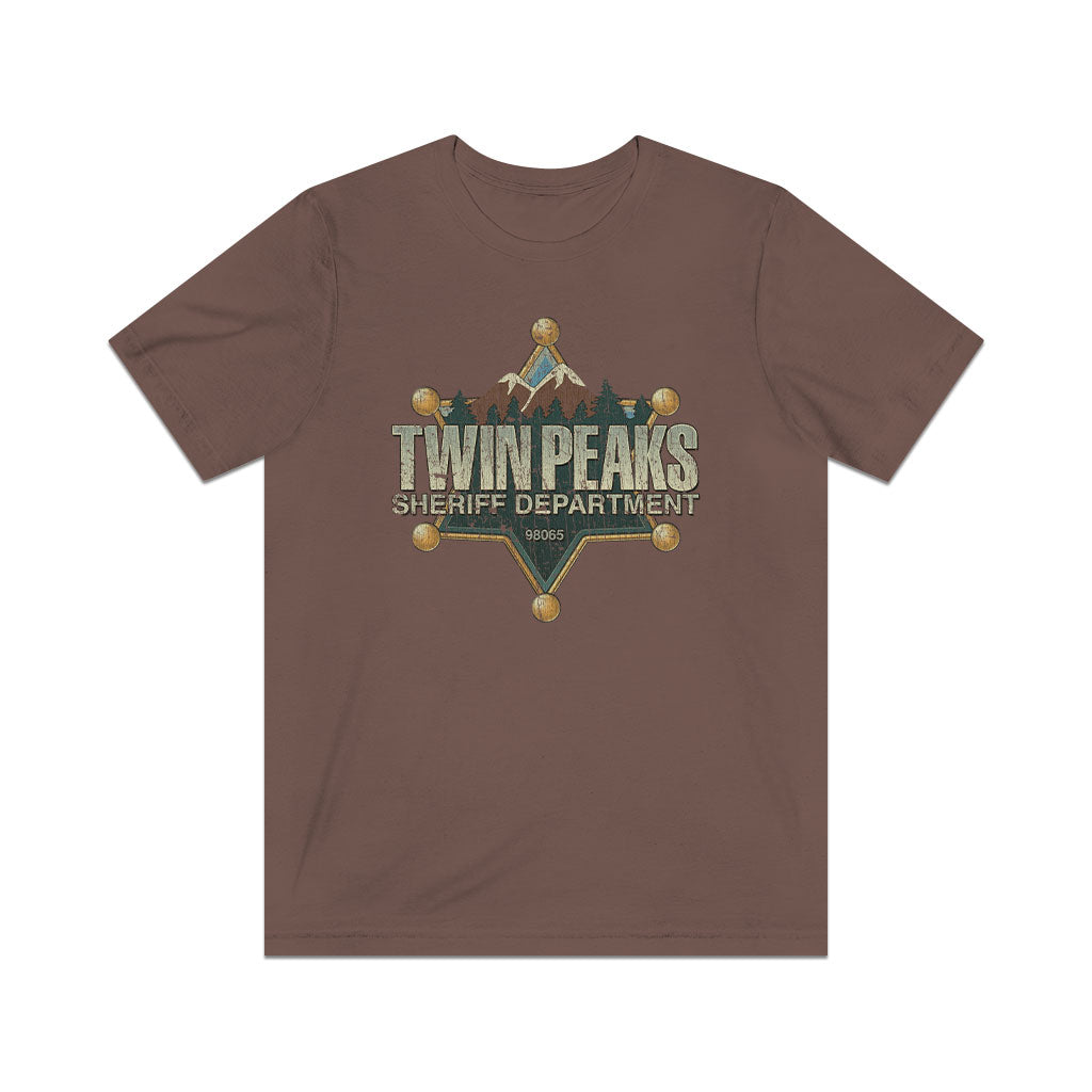 Twin Peaks Sheriff's Department 1989 Vintage Men's T-Shirt