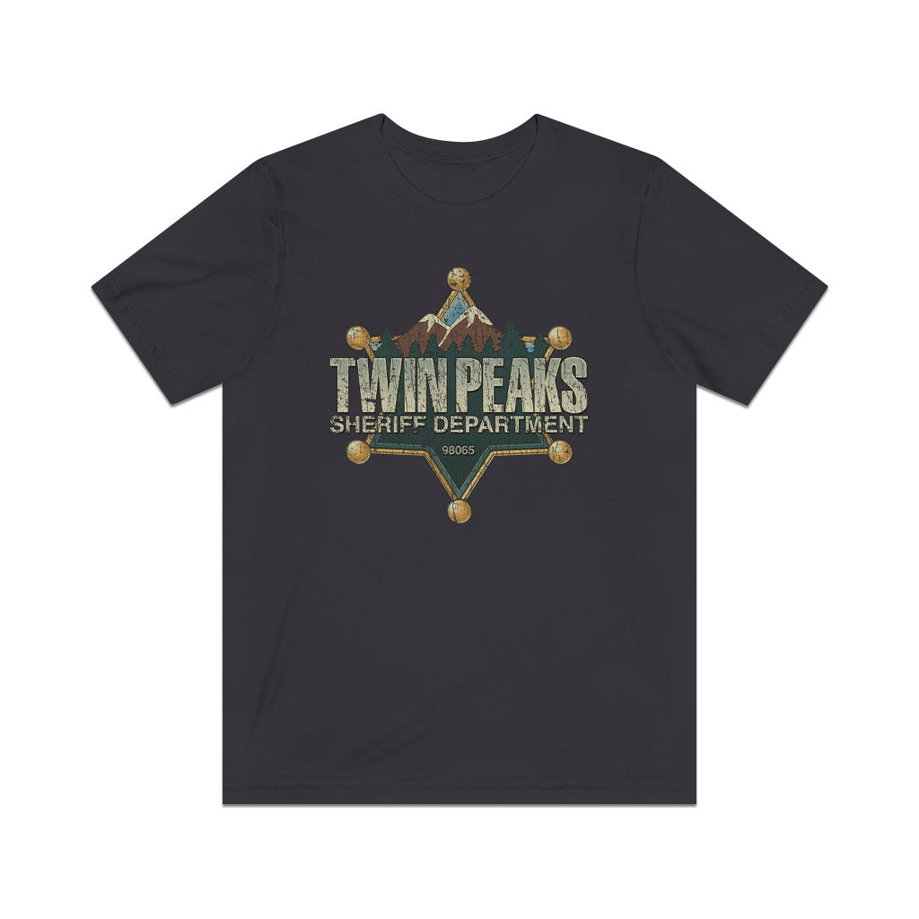 Twin Peaks Sheriff's Department 1989 Vintage Men's T-Shirt