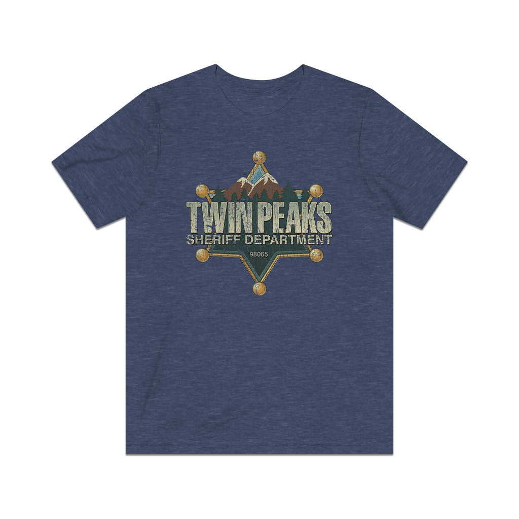 Twin Peaks Sheriff's Department 1989 Vintage Men's T-Shirt