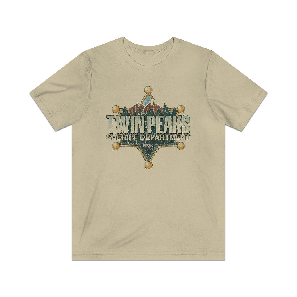 Twin Peaks Sheriff's Department 1989 Vintage Men's T-Shirt