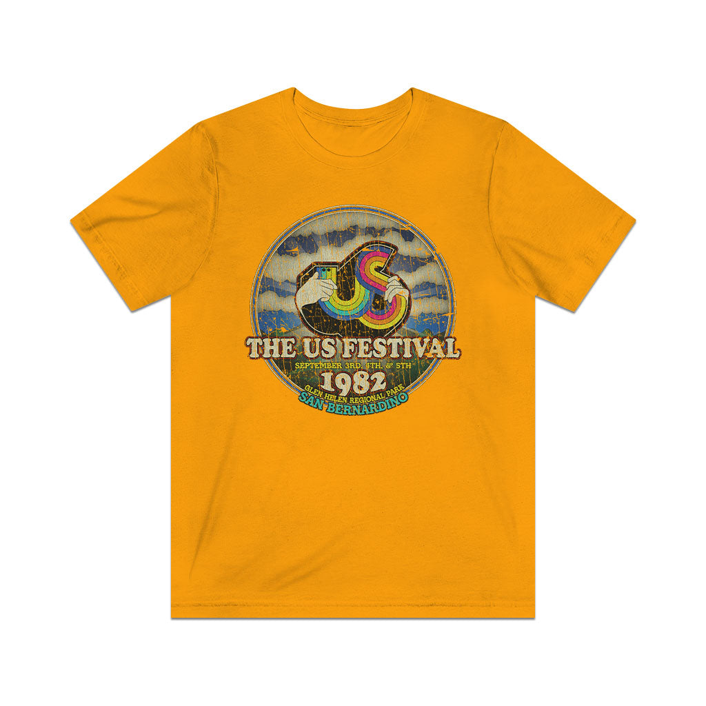 US Festival 1982 F/B Vintage Men's T-Shirt