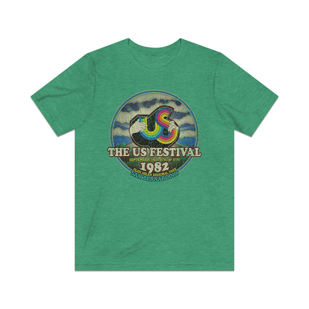US Festival 1982 F/B Vintage Men's T-Shirt