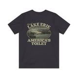 Visit Lake Erie: America's Toilet 1972 Vintage Men's T-Shirt