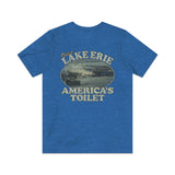 Visit Lake Erie: America's Toilet 1972 Vintage Men's T-Shirt