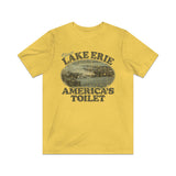 Visit Lake Erie: America's Toilet 1972 Vintage Men's T-Shirt