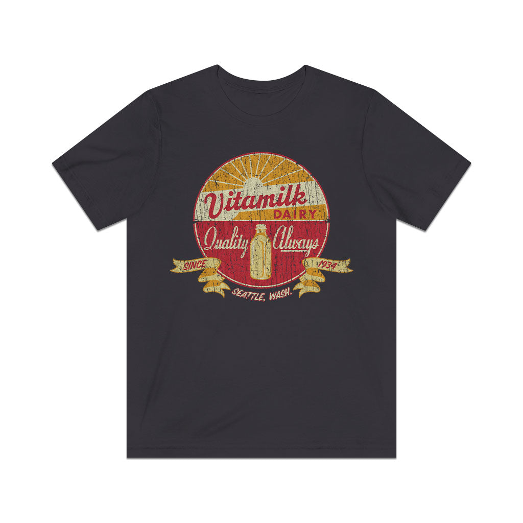 Vitamilk Dairy Seattle 1934 Vintage Men's T-Shirt