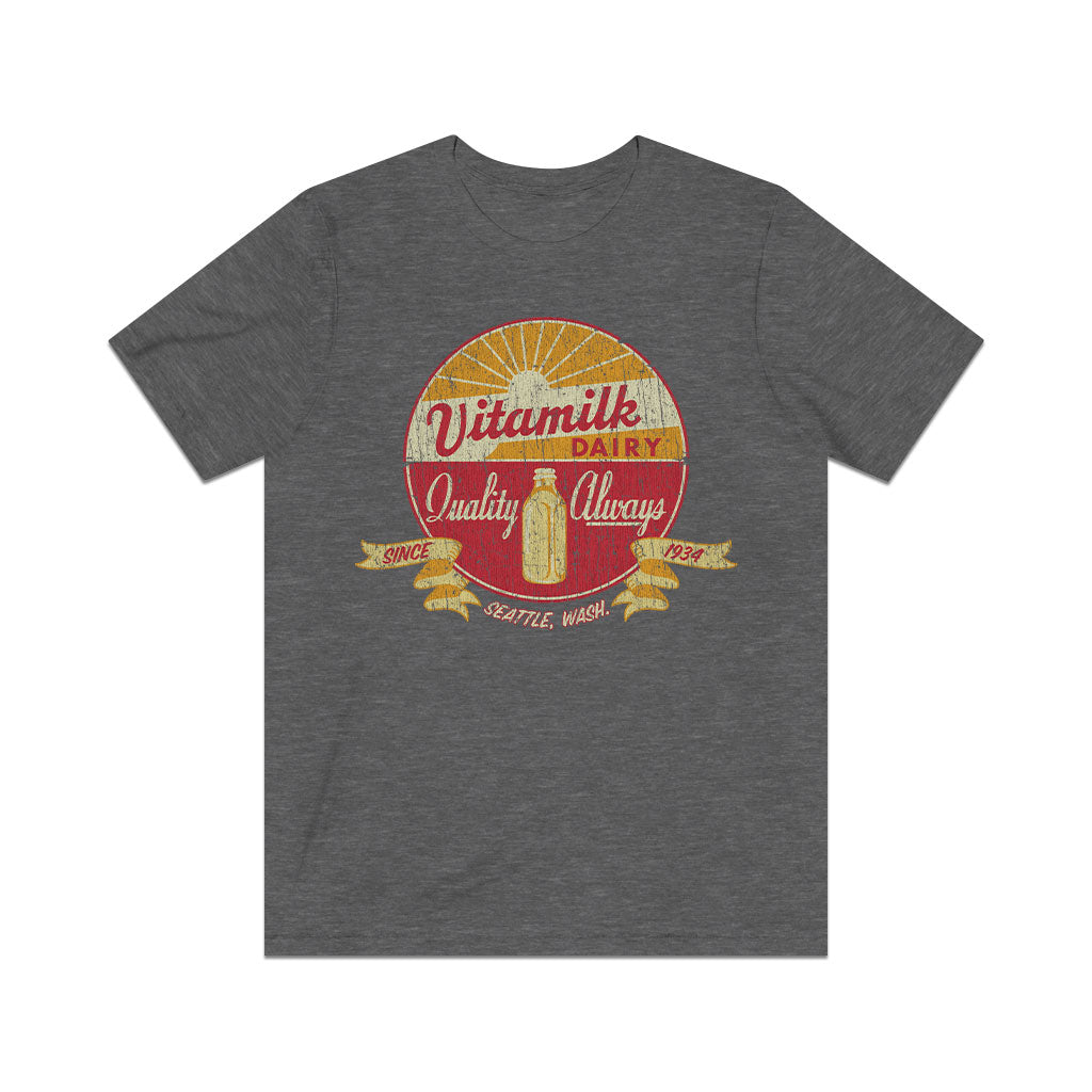 Vitamilk Dairy Seattle 1934 Vintage Men's T-Shirt