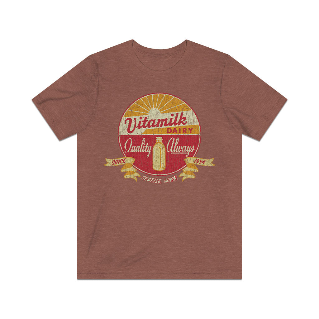 Vitamilk Dairy Seattle 1934 Vintage Men's T-Shirt