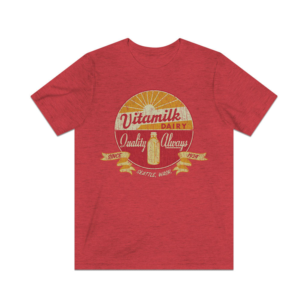 Vitamilk Dairy Seattle 1934 Vintage Men's T-Shirt