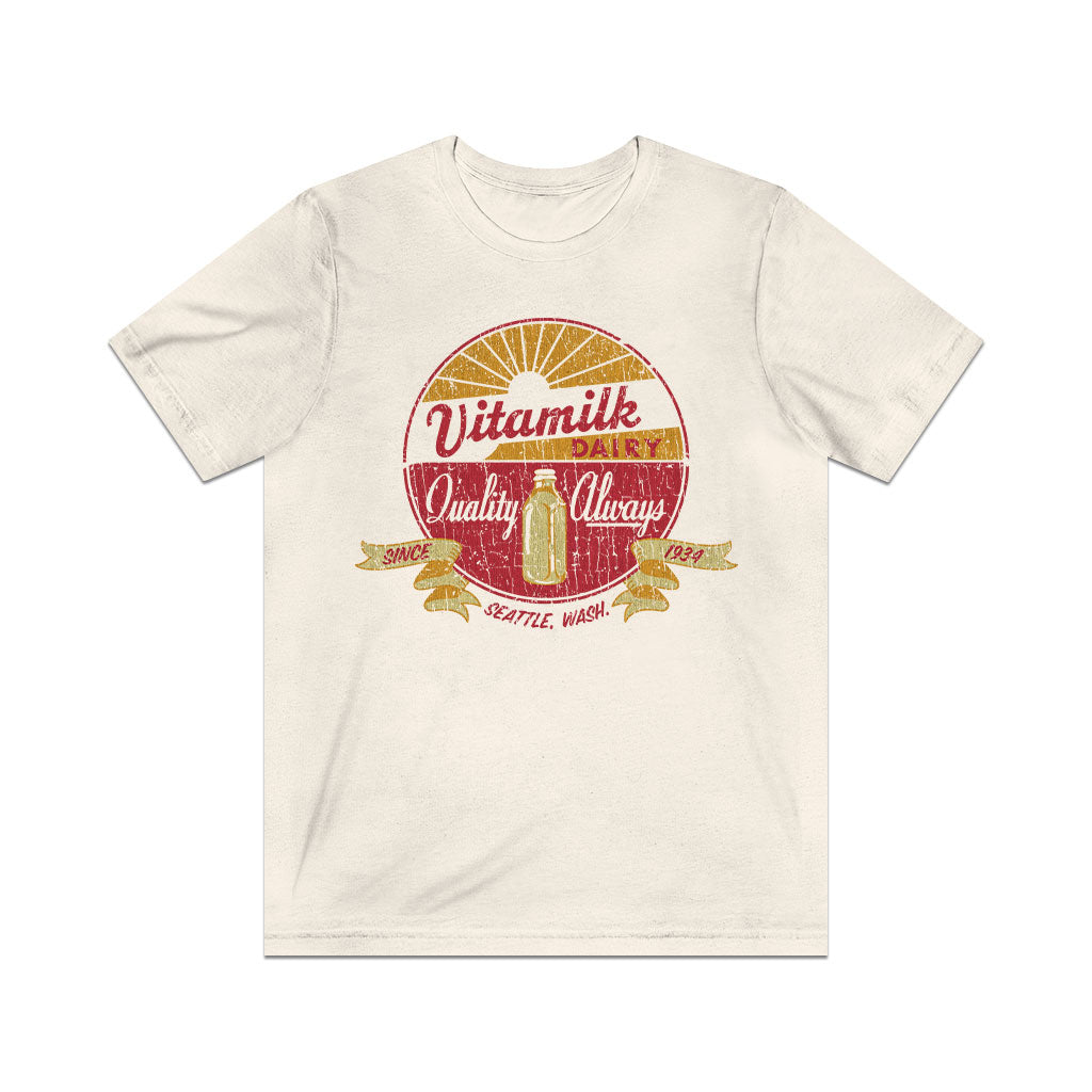 Vitamilk Dairy Seattle 1934 Vintage Men's T-Shirt