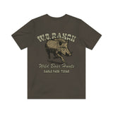 W.B. Ranch Wild Boar Hunts 1982 Vintage Men's T-Shirt