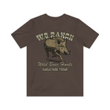 W.B. Ranch Wild Boar Hunts 1982 Vintage Men's T-Shirt