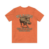 W.B. Ranch Wild Boar Hunts 1982 Vintage Men's T-Shirt