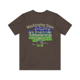 Washington State Rail Trails 1986 Vintage Men's T-Shirt