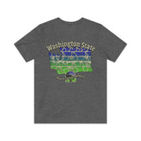 Washington State Rail Trails 1986 Vintage Men's T-Shirt