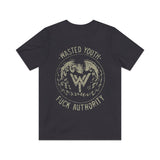 Wasted Youth Fuck Authority 1981 Vintage Men's T-Shirt