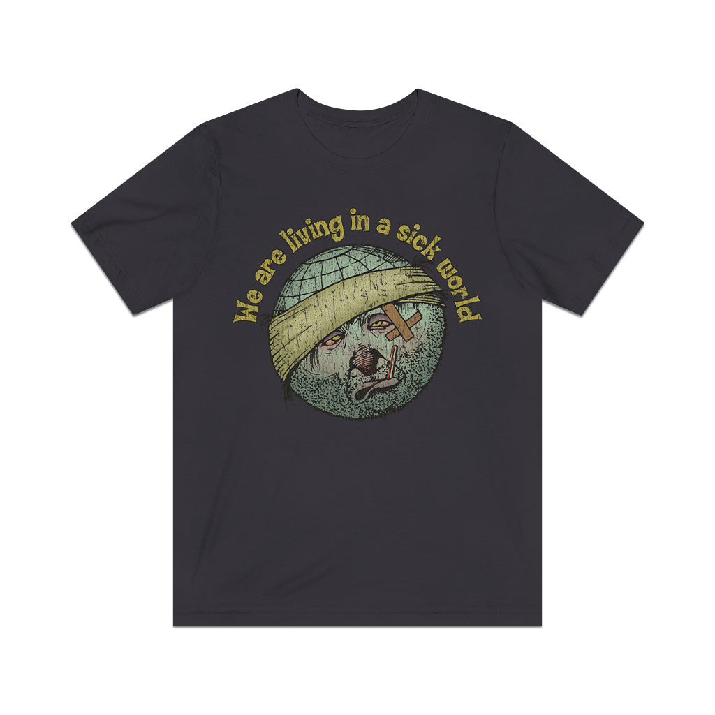 We Are Living in a Sick World 1965 Vintage Men's T-Shirt