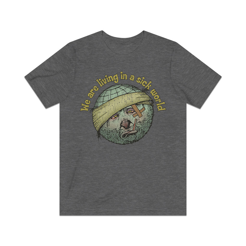 We Are Living in a Sick World 1965 Vintage Men's T-Shirt