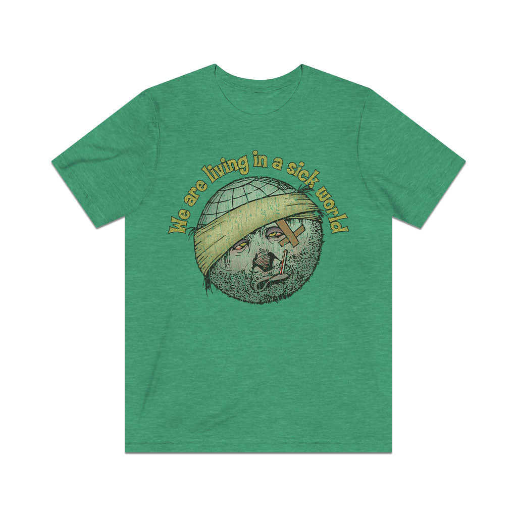 We Are Living in a Sick World 1965 Vintage Men's T-Shirt