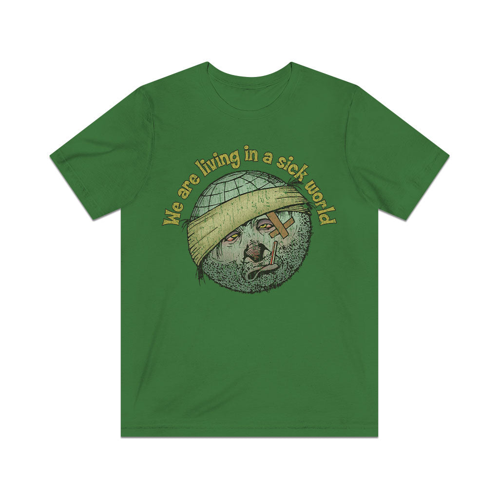 We Are Living in a Sick World 1965 Vintage Men's T-Shirt