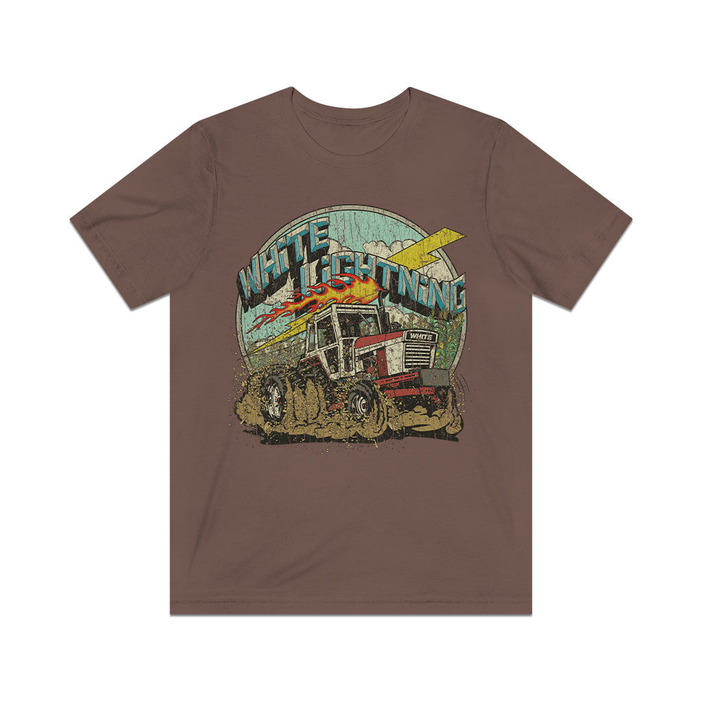 White Lightning Tractor 1969 Vintage Men’s T-Shirt
