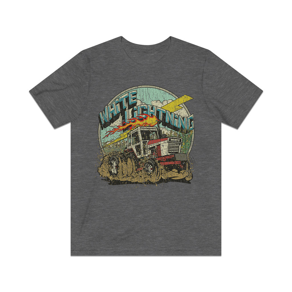 White Lightning Tractor 1969 Vintage Men’s T-Shirt