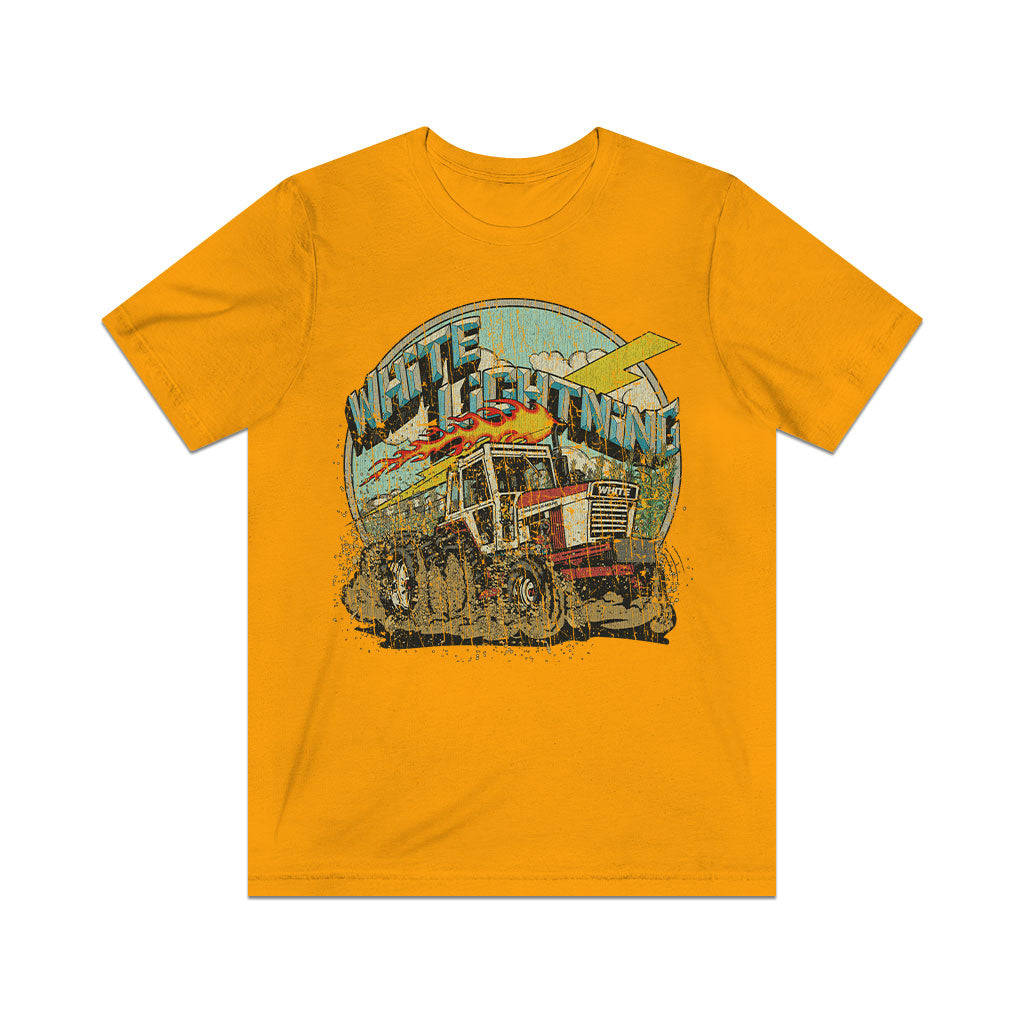White Lightning Tractor 1969 Vintage Men’s T-Shirt