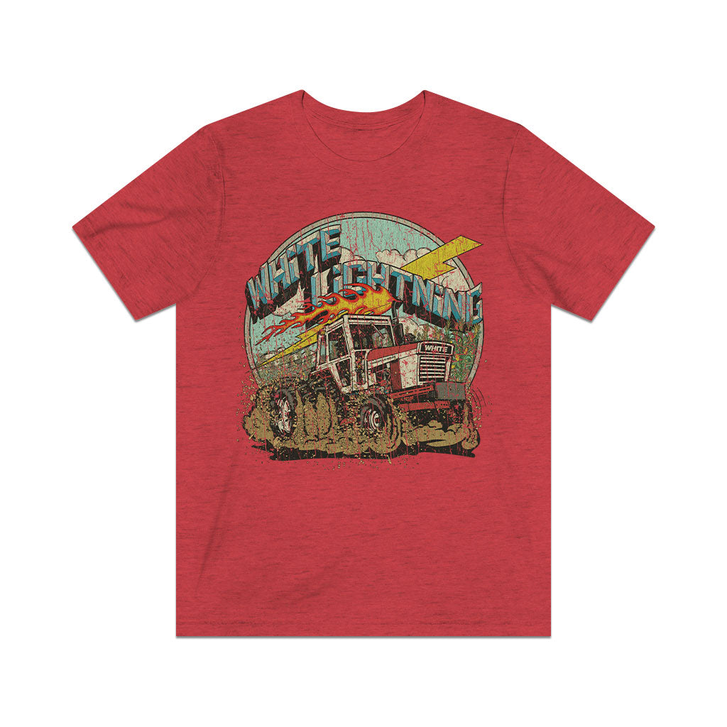 White Lightning Tractor 1969 Vintage Men’s T-Shirt