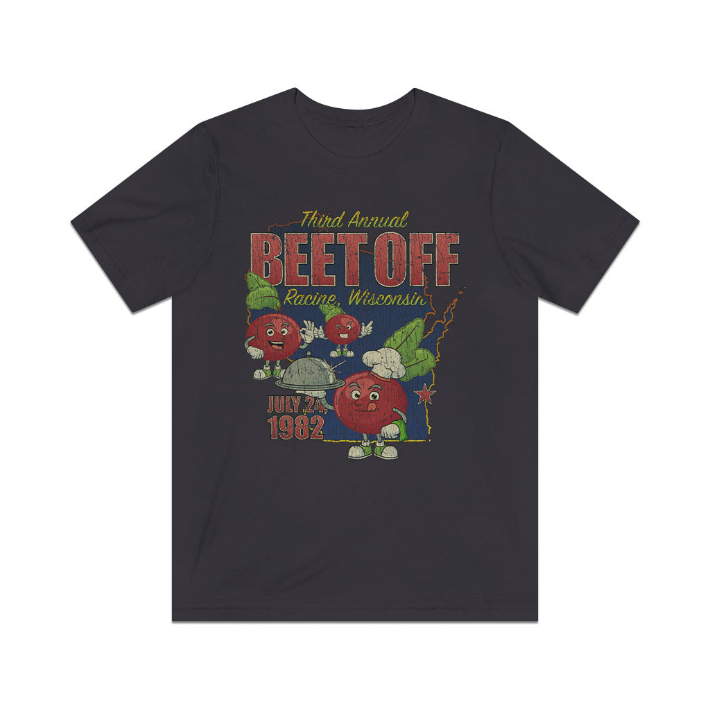 Wisconsin Beet Off 1982 Vintage Men's T-Shirt